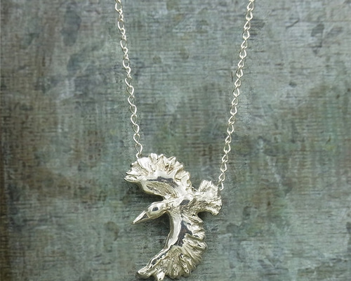 シルバー カワセミ ペンダント ネックレス 0_be28217342e1c69ef6794f1cae50