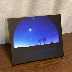 「香星」星景写真　６Pサイズパネル仕上げ 2枚目の画像
