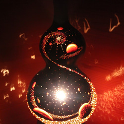 ひょうたんランプ　『宇宙』 3枚目の画像