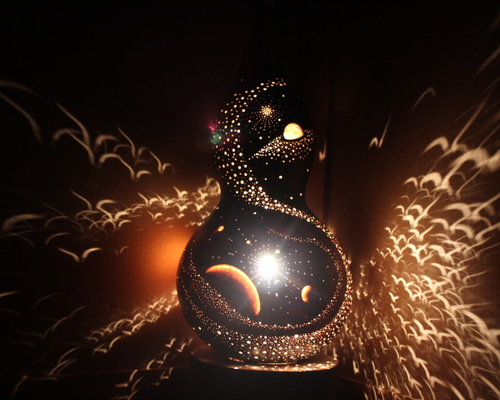 ひょうたんランプ【宇宙へ】 スタンドライト・テーブルランプ