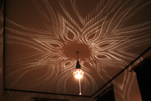 天井ペンダントひょうたんランプ　＃4 2枚目の画像