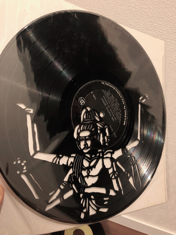 レコードカットアート vinyl up cycle 1枚目の画像