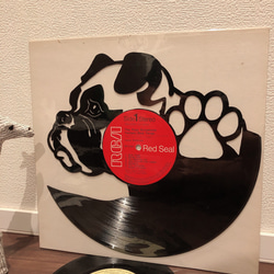 Faust クリアレコード アートワーク付き レコードカットアート vinyl up cycle 切り絵 kumomi Factory
