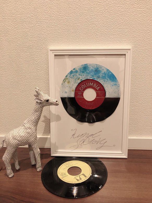 レコードペイントアート vinyl up cycle 切り絵 kumomi Factory 通販