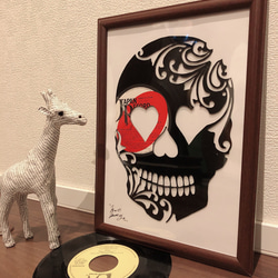 レコードカットアート vinyl up cycle 切り絵 kumomi Factory 通販