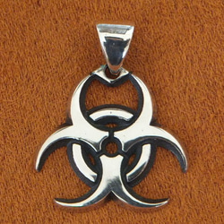 ｼﾙﾊﾞｰ925 ﾊﾞｲｵﾊｻﾞｰﾄﾞｼﾝﾎﾞﾙ ﾍﾟﾝﾀﾞﾝﾄﾄｯﾌﾟ ペンダントトップ（メンズ