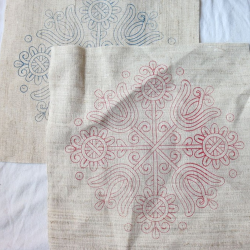イーラーショシュキット I)チューリップとケシの花のクロス キット