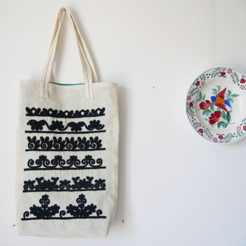 イーラーショシュキット J)19世紀サンプラーのトートバッグ キット