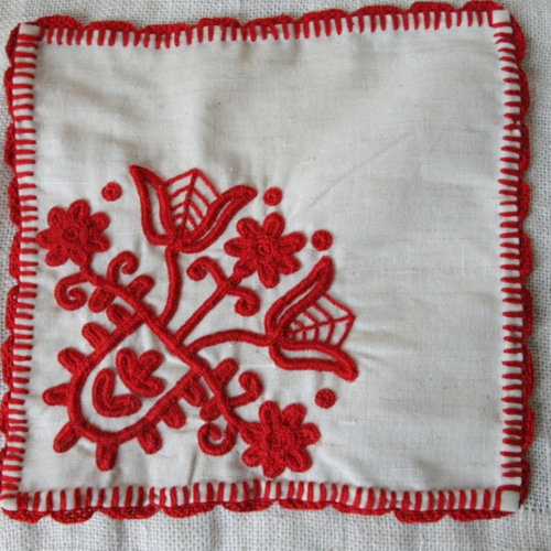 イーラーショシュキット B)花びんとチューリップのクロス キット