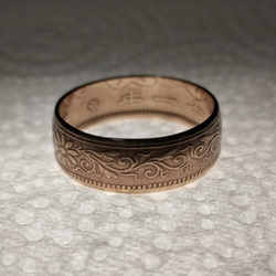 戴 硬幣戒指 COIN RING ~ 日本一錢銅幣戒指~~ 第4張的照片