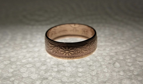 戴 硬幣戒指 COIN RING ~ 日本一錢銅幣戒指~~ 第5張的照片