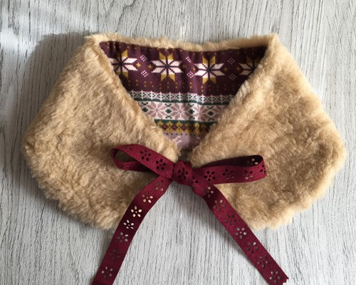 ペヘモリッケ様製 ハンドメイド くま つけ襟 0_fffce476ee3f525d231d5d20a50e