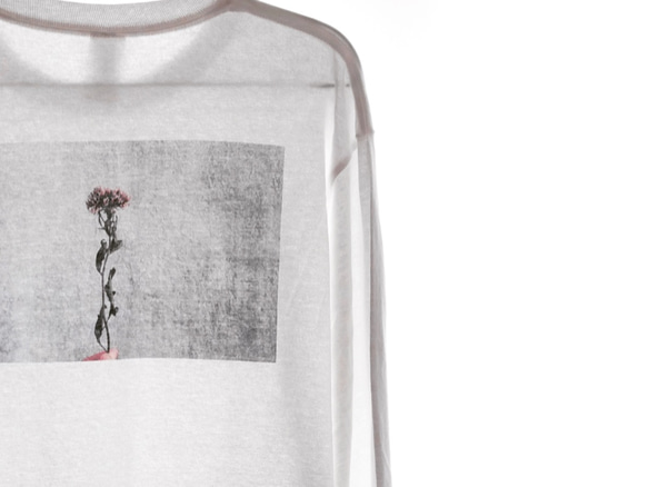 a flower  ロングスリーブT-shirt 6枚目の画像