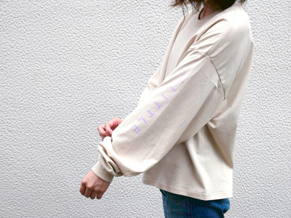 the little  L/S T-shirt   SAND 1枚目の画像