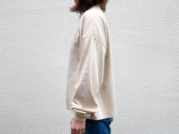 the little  L/S T-shirt   SAND 3枚目の画像