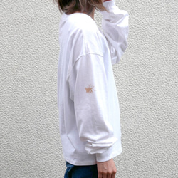 the little  L/S T-shirt   WHITE 2枚目の画像