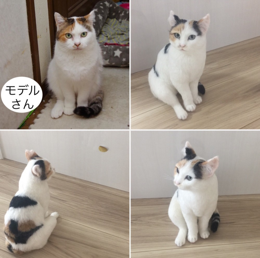 ☆オーダーメイド☆ リアル 羊毛フェルトドール（猫）お作りします