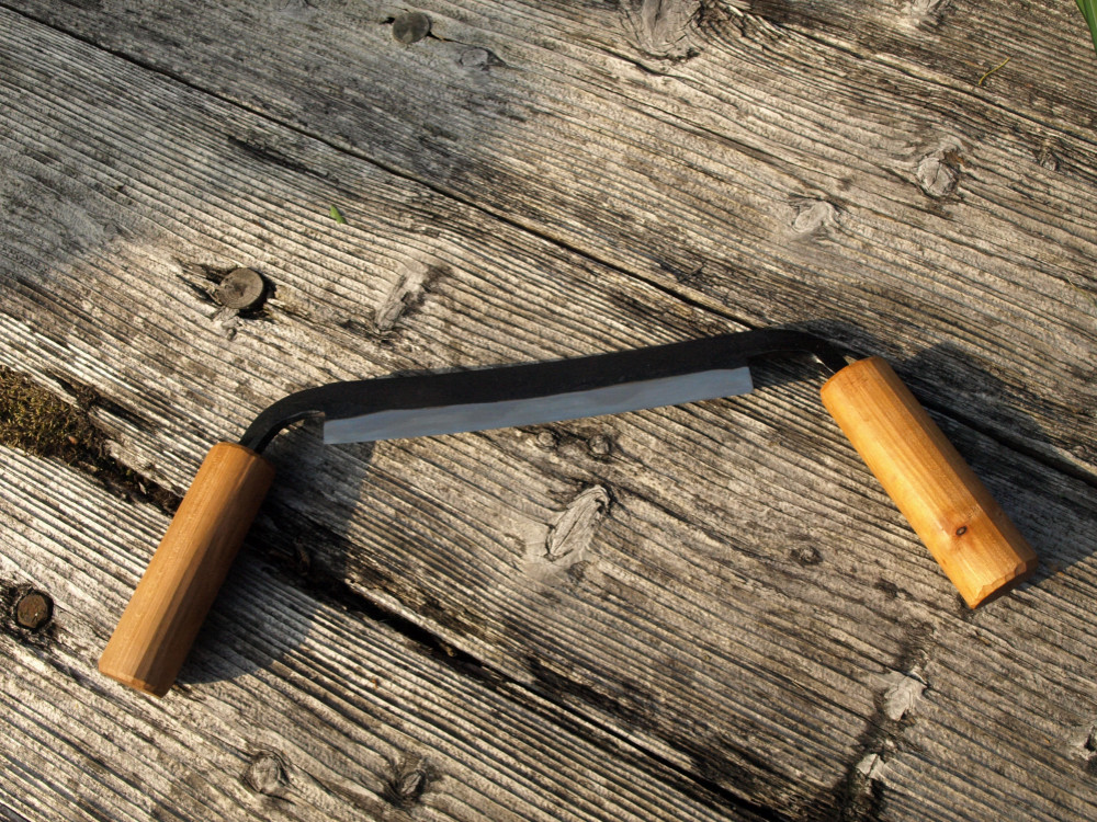 クラフト用ドローナイフ 木のスプーン作り グリーンウッドワーク