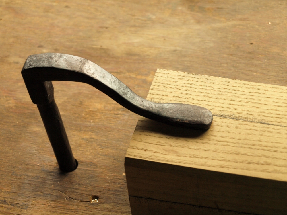 【受注生産】木工用ホールダウンクランプ　鍛造鉄 木工工具 クランプ
