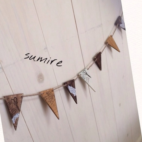 木ノ実のガーランド vintage garland ❀*♫ 秋の木ノ実のガーランド ※ご専用 ご予約商品