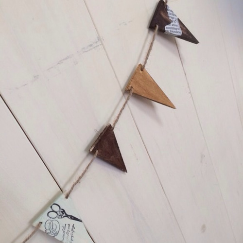 木製ガーランド ガーランド すみれ 通販 1354487｜Creema(クリーマ