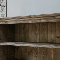 アンティーク本棚 オーダー可 ハンドメイド家具 英国スタイル本棚 飾り棚 収納棚 3枚目の画像