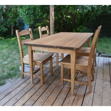 無垢材ダイニングテーブルセット サイズオーダー可 ナチュラル家具　カントリー家具