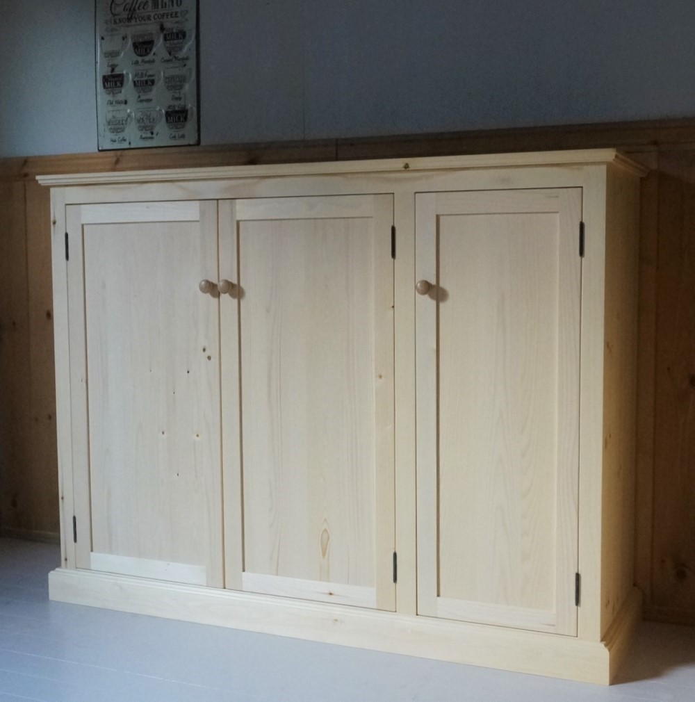 ハンドメイドキャビネット サイオーダー可 無垢材キャビネット キッチン収納 キッチンカウンター ナチュラル家具 北欧家具