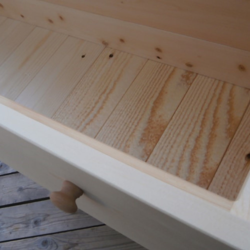 クローゼット　タンス　イエローカラー　天然無垢材 ラタン扉×無垢材の北欧風チェスト｜おしゃれ収納家具