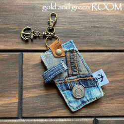 専用デニムリメイク フリンジ りぼん チャーム キーホルダー 24-91 専用デニムリメイク フリンジ りぼん チャーム キーホルダー 24-91