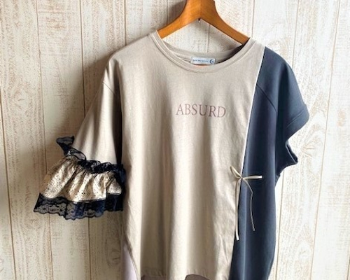 【新品・タグ付き】yori シャーベットフリルカットソー ミント フリーサイズ シャーベットフリルカットソー | all item| yori