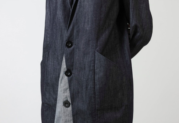 SU：MIはGravity Gravity Denim Blazer_6AF207_washedのダークブルーを言った 8枚目の画像