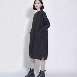 SU：MIはオフショアオフショアせん断Dress_7AF0108_Blackを言った 3枚目の画像