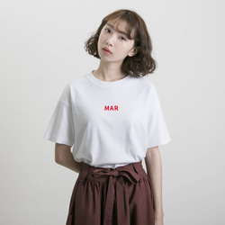 【春夏季3月-8月】誕生月T-shirt_9SF004_白 第5張的照片