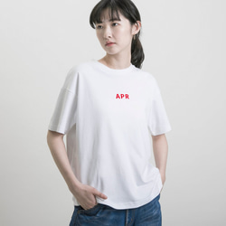 【春夏季3月-8月】誕生月T-shirt_9SF004_白 第6張的照片