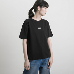 [秋冬9月〜2月]誕生月Tシャツ_9SF004_黒 4枚目の画像