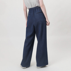 Endless_ Endless Pleated Wide Pants_9AF200_ Denim 10枚目の画像