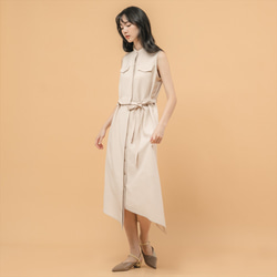 【クラシックオリジナル】相対性理論の時間と空間の非対称性dress_CLD002_khaki 5枚目の画像