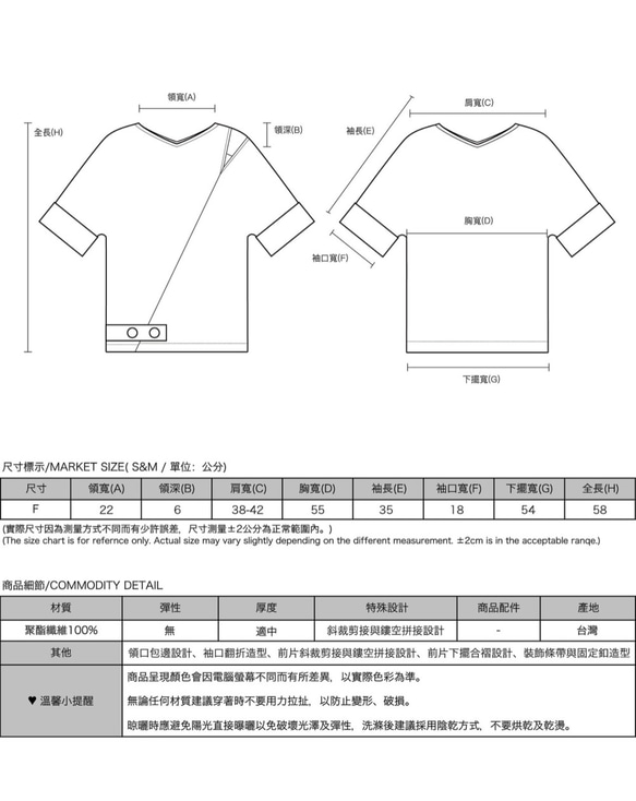 Unlimited_無限裁片上衣_20SF006_藍 第2張的照片