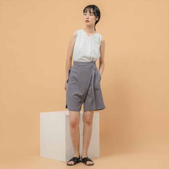 Shore_The other bank shorts_20SF203_light grey 1枚目の画像