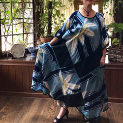 Antique Kimono Remake Summer Dress 3枚目の画像