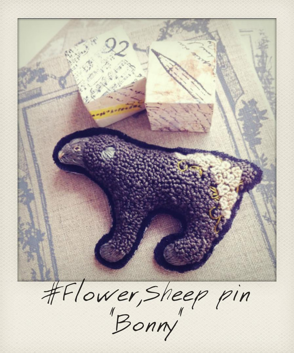 New!! #flower,Sheep pin bloach "Bonny" 1枚目の画像