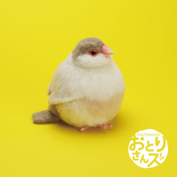 おとりさんズ no.509 ふくふくクリーム文鳥 3枚目の画像