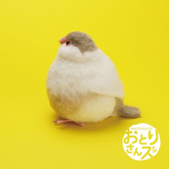 おとりさんズ no.509 ふくふくクリーム文鳥 5枚目の画像