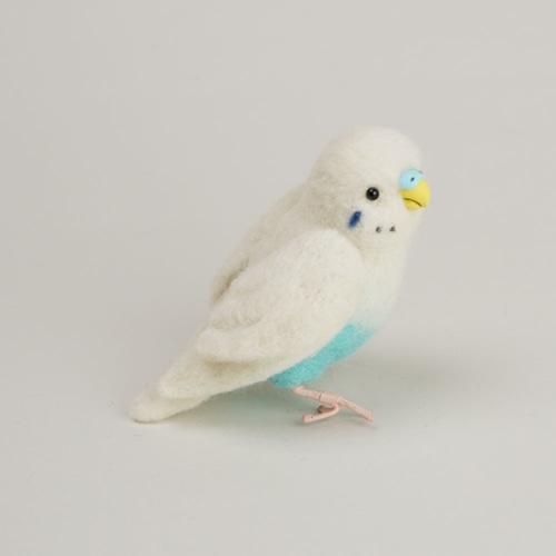 セキセイインコ 羊毛フェルト 羊毛フェルトのセキセイインコ【オーダーメイド】 - NYANCHI08'S