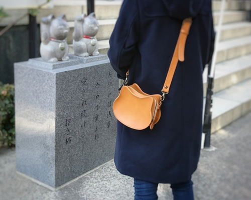 最高級オーダーメイド　手縫い　エトープ　ショルダーバッグ 最高級オーダーメイド 手縫い エトープ ショルダーバッグ 最高級