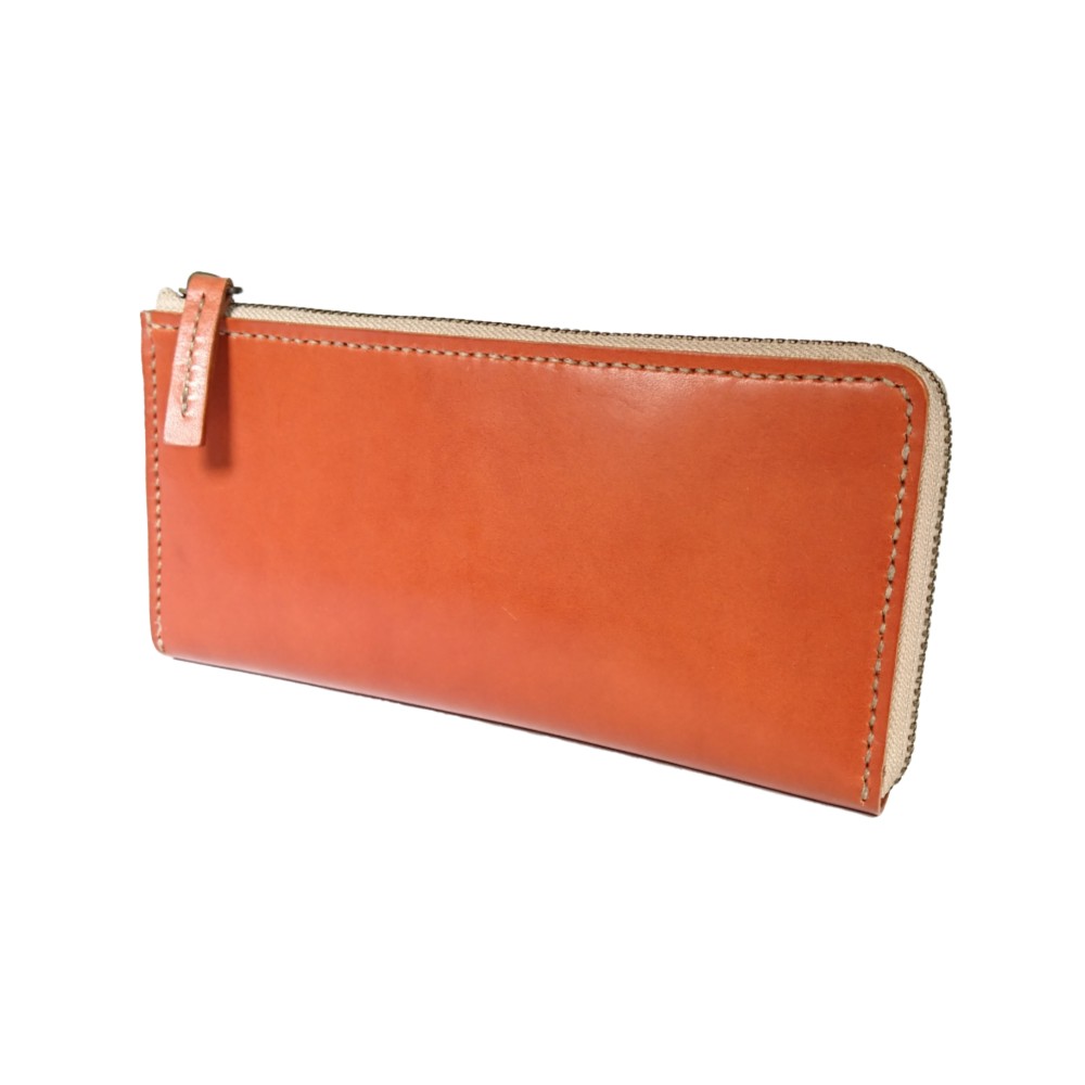 L字ファスナーの長財布　全８色《受注生産》手縫い