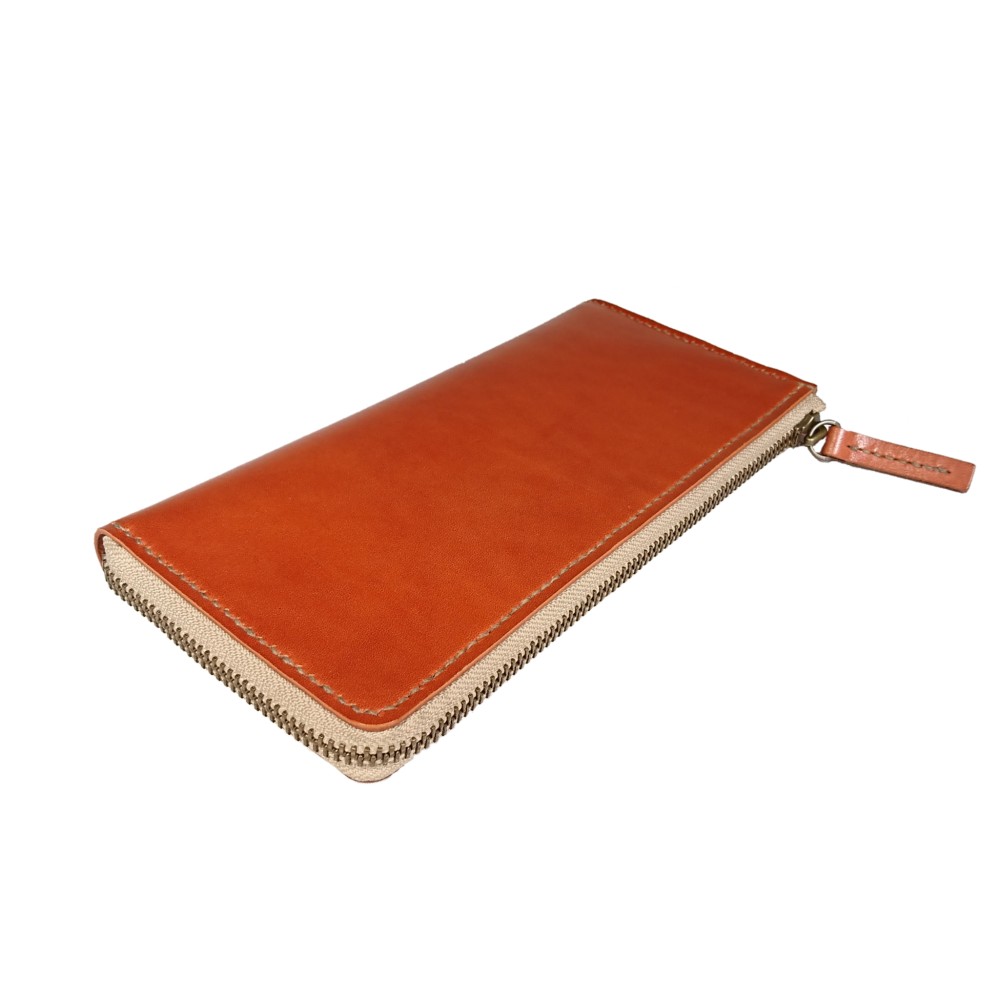 L字ファスナーの長財布　全８色《受注生産》手縫い