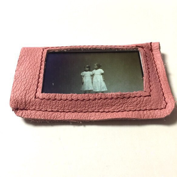 iPod nano第6.7世代レザーケース ピンク 革 3枚目の画像