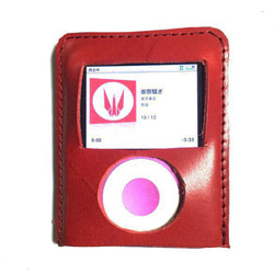 【栃木レザー】iPod nano 第3世代 牛革レザーケース 両耳 2枚目の画像
